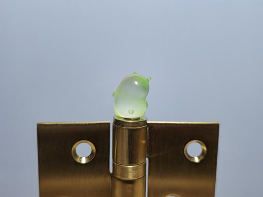 Green Ghost Blob Hinge Head