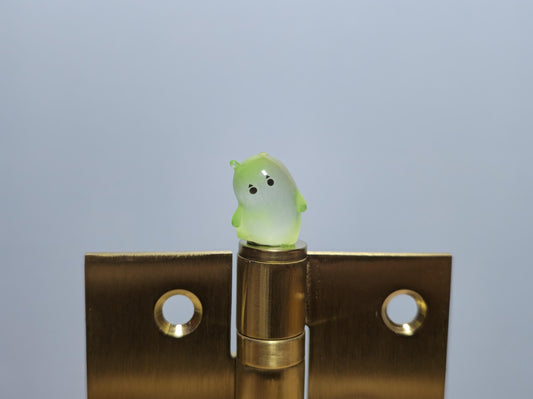 Green Ghost Blob Hinge Head