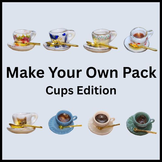 Mini Cup Hinge Head Pack , Custom Set of 3–20