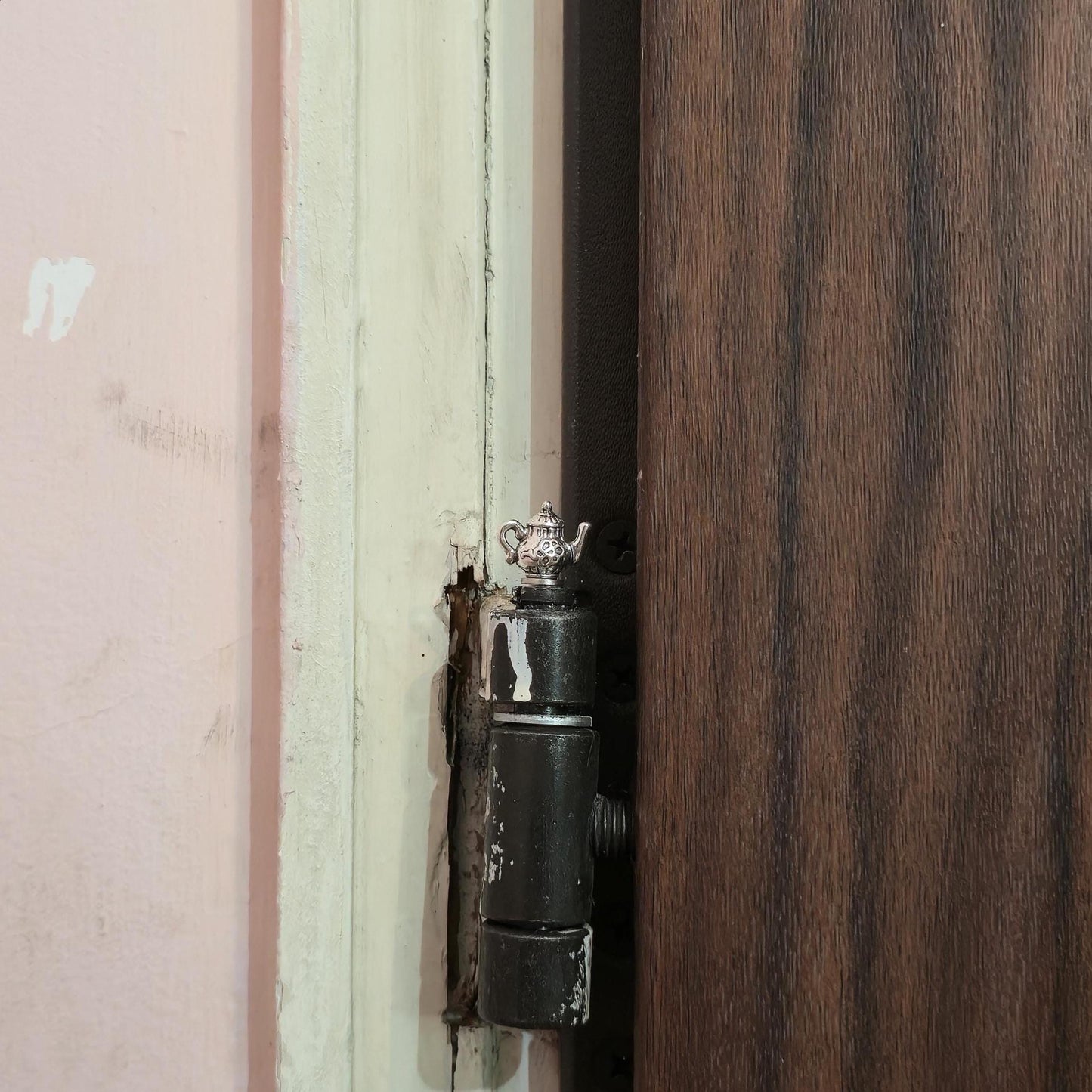 Silver Teapot Hinge Head