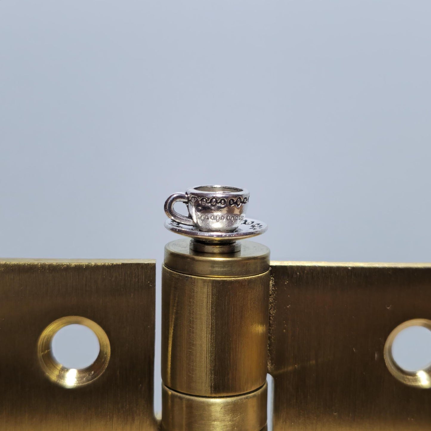 Silver Tea Cup Hinge Head