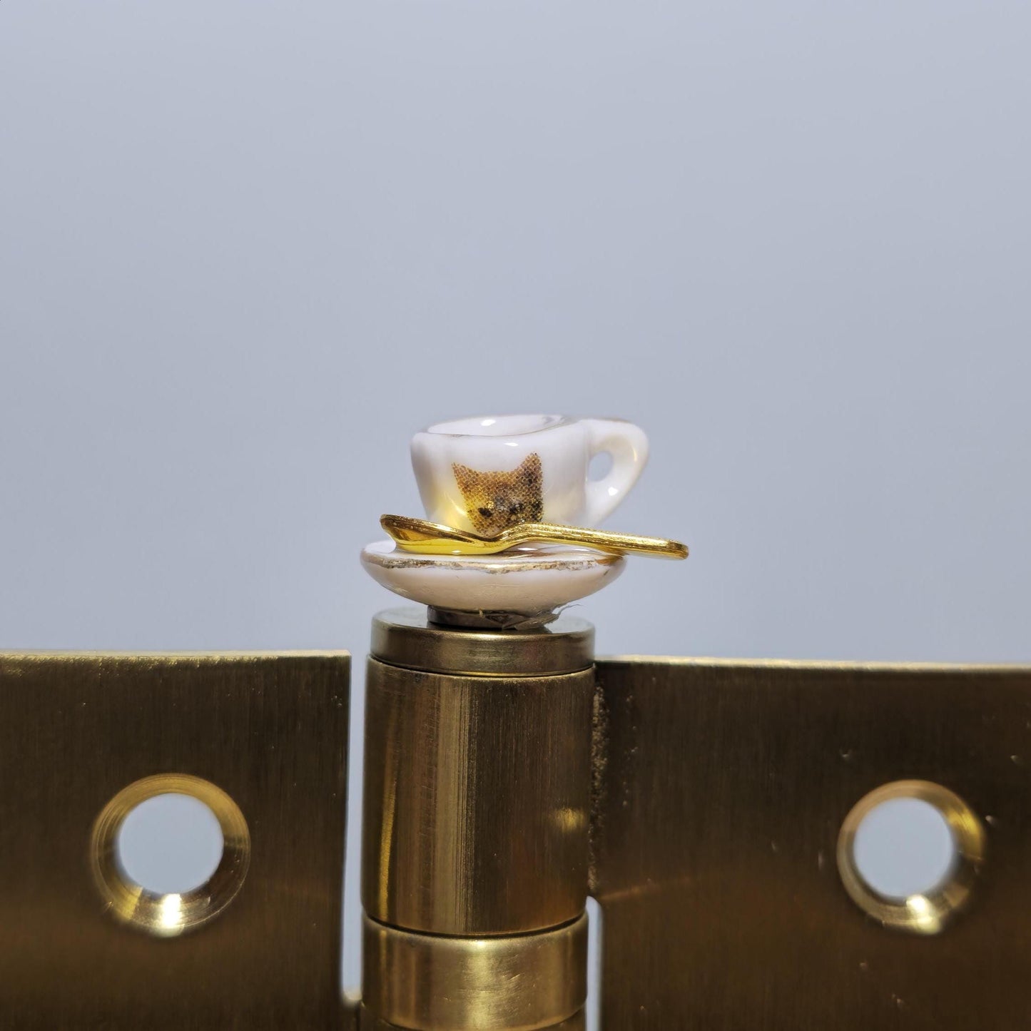 Cat Teacup Hinge Head