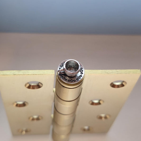 Silver Tea Cup Hinge Head