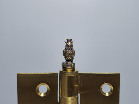 Owl Hinge Head with Hat